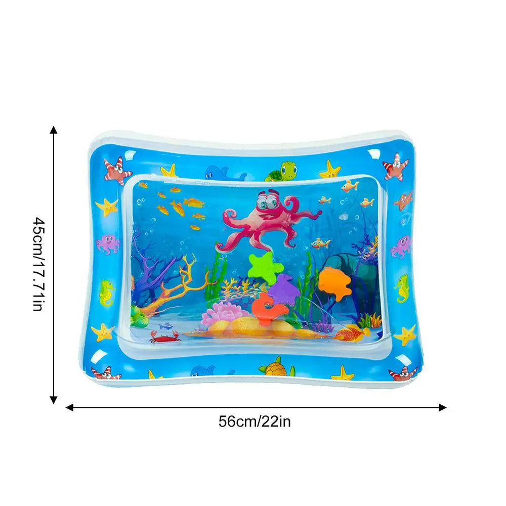 Sensory Water Play Mat for Cats Thickened Water Sensory Pad for Kidsinteractive Play Inflatable Water Mat for Cat and Dog Water