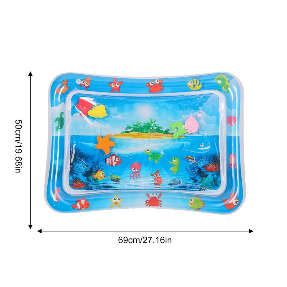Sensory Water Play Mat for Cats Thickened Water Sensory Pad for Kidsinteractive Play Inflatable Water Mat for Cat and Dog Water