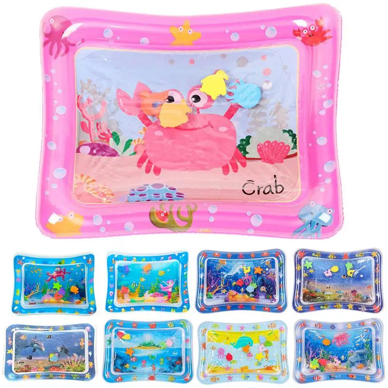 Sensory Water Play Mat for Cats Thickened Water Sensory Pad for Kidsinteractive Play Inflatable Water Mat for Cat and Dog Water