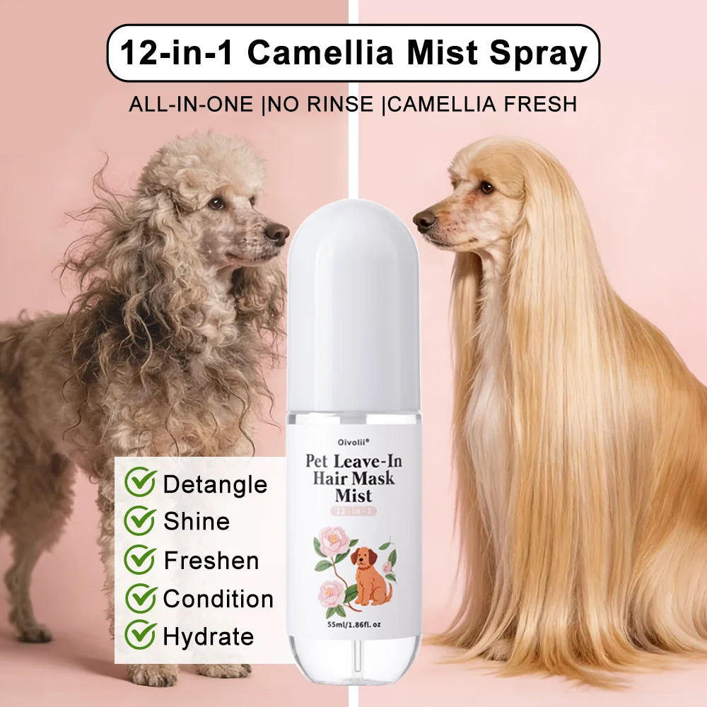 Oatmeal Aloe Pet Conditioner Smooths Prevents Tangling Moisturizing Formula Makes Coat Soft Shiny Long Lasting Fragrance