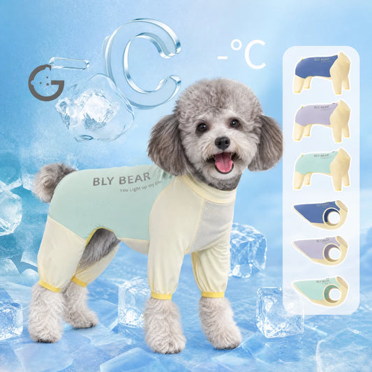 Dog Cooling Clothes  Vest   UV Sun Protection Breathable Mesh Ice Jacket, Small Medium Large Dogs, Adjustable for Outdoor Walk