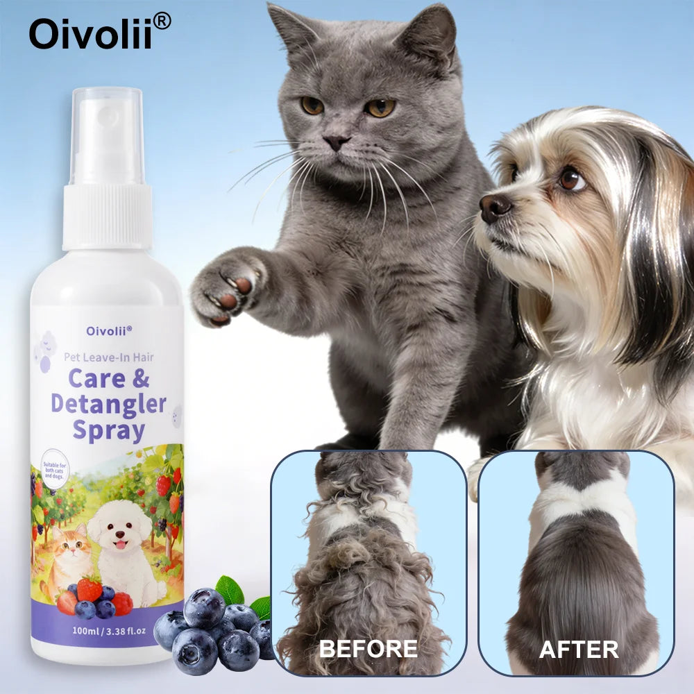 Oatmeal Aloe Pet Conditioner Smooths Prevents Tangling Moisturizing Formula Makes Coat Soft Shiny Long Lasting Fragrance