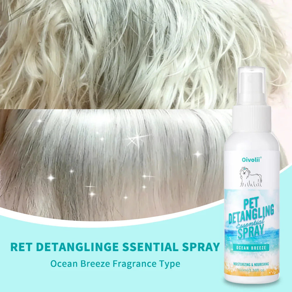 Oatmeal Aloe Pet Conditioner Smooths Prevents Tangling Moisturizing Formula Makes Coat Soft Shiny Long Lasting Fragrance