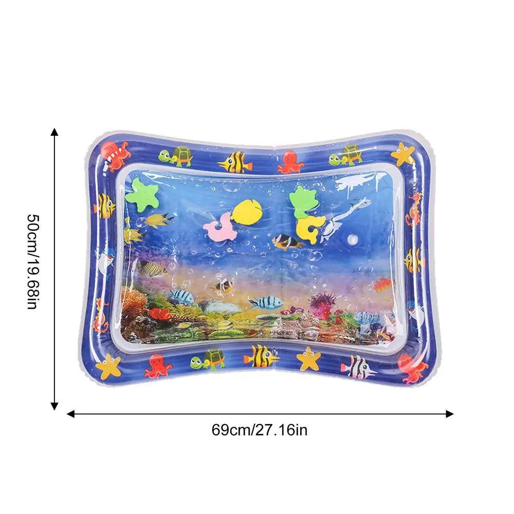 Sensory Water Play Mat for Cats Thickened Water Sensory Pad for Kidsinteractive Play Inflatable Water Mat for Cat and Dog Water